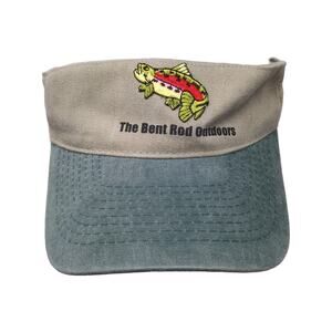 The Bent Rod Outdoors Sun Visor Hat Multicolor One Size Adjustable Otto